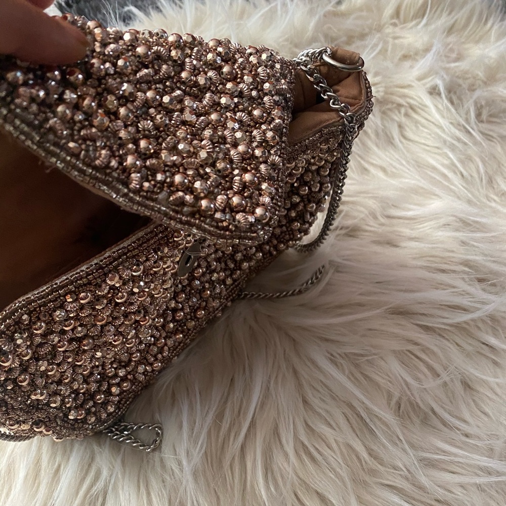 Zara sequined Clutch/Purse